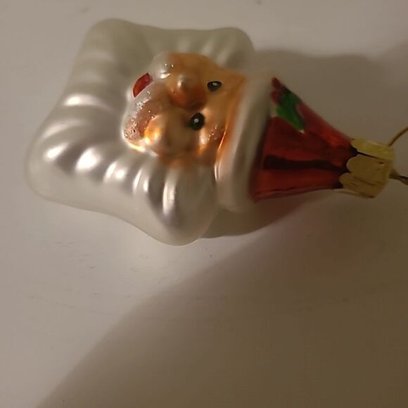 Vintage Mercury Glass Santa Ornament - Picture 5 of 5